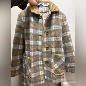 Urban Outfitters Camel and Gray Cowl Neck Sweater